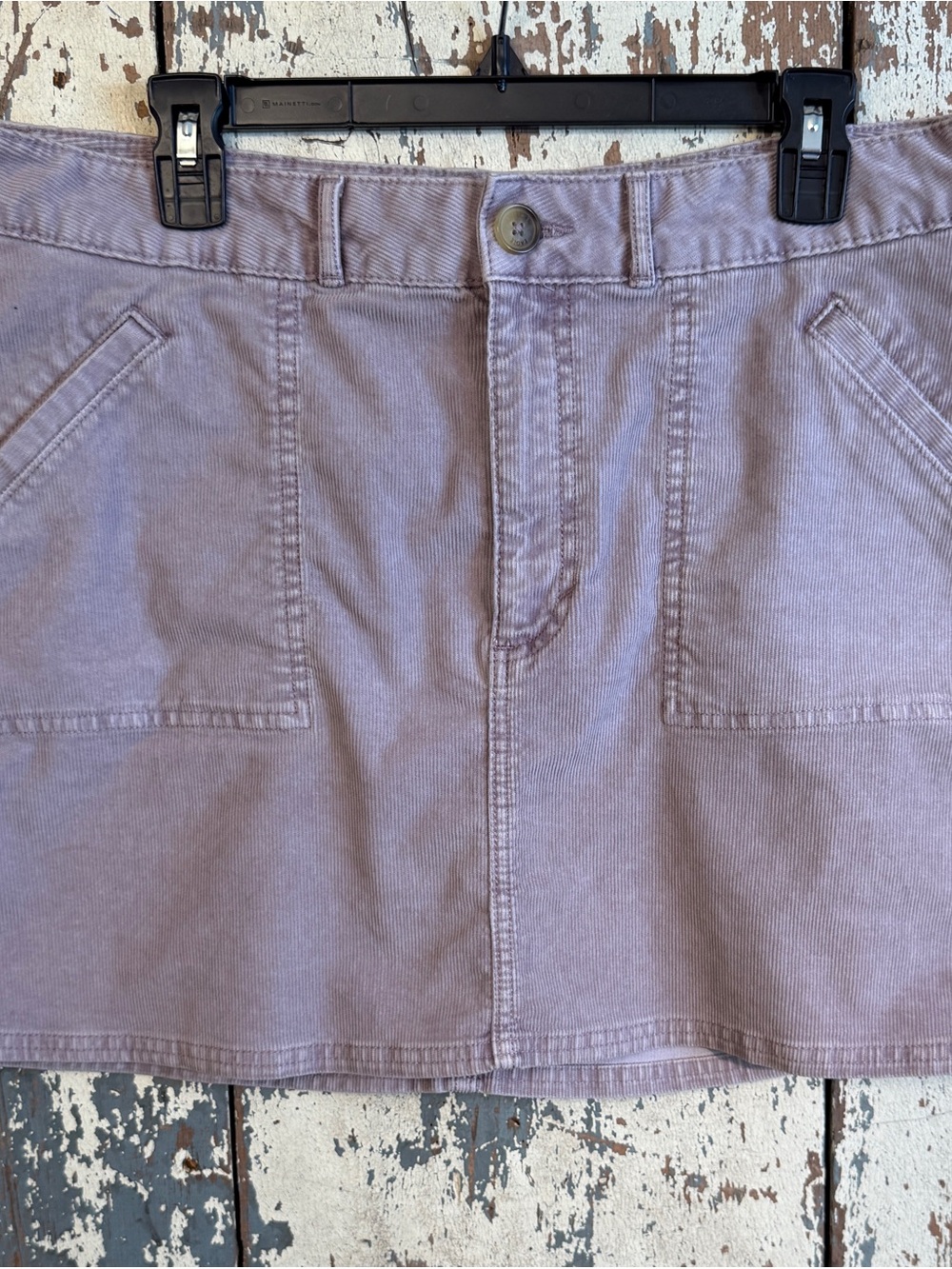 American Eagle Outfitters Lavender Corduroy Mini Skirt